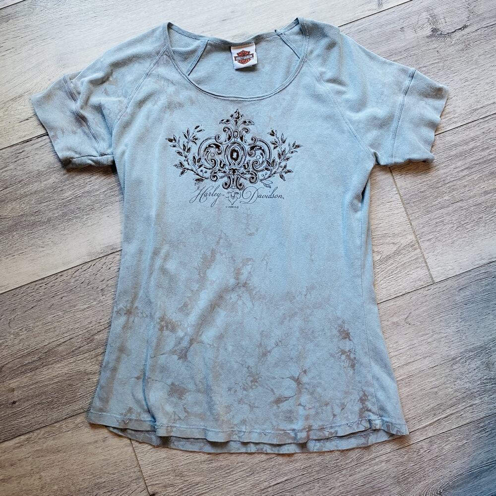 Harley Davidson Shirt Womens 2XL Graphic Arrowhead Peoria Arizona 2008 Tee